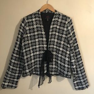 True meaning tweed blazer